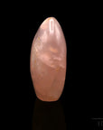 Klarer Rosenquarz, Heilstein für spirituelle Ausgeglichenheit, rosa glänzende Struktur.