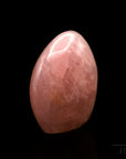 Natürlicher Rosenquarz, Heilstein für spirituellen Schutz, rosa Form.