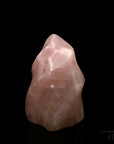 Natürlicher Rosenquarz, Heilstein für spirituelle Liebe, rosa Form.