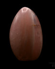 Rosenquarz Heilstein, Heilstein für meditative Klarheit, rosa glänzende Form.