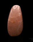 Natürlicher Rosenquarz, fördert spirituelle Entspannung, rosa Oberfläche.