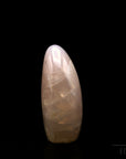 Natürlicher Rosenquarz, Heilstein für spirituellen Schutz, rosa Form.