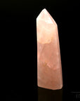 Strahlender Rosenquarz, fördert energetische Harmonie, rosa natürliche Struktur.