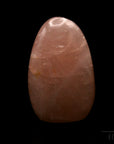 Natürlicher Rosenquarz, Heilstein für spirituelle Harmonie, rosa Form.