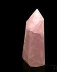 Natürlicher Rosenquarz, fördert spirituelle Harmonie, rosa Oberfläche.