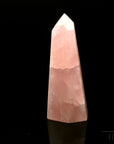 Strahlender Rosenquarz, Heilstein für innere Balance, rosa Oberfläche.