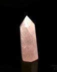 Natürlicher Rosenquarz, fördert spirituelle Harmonie, rosa Oberfläche.