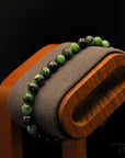 Rubi-Zoisit Armband – 6 mm Perlen – Spirituelle Erdung-Perlen