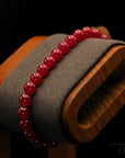 Rubin Armband – 4 mm Perlen – Zeitloses Schmuckstück