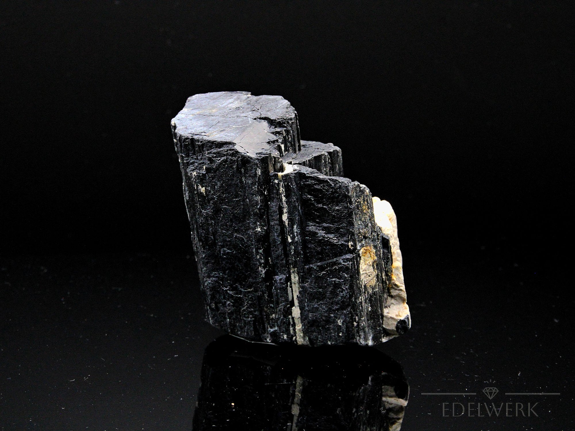 Schwarzer Turmalin – Unikat Nr. 1 – ca. 8.0cm – 860 g – Authentischer Naturstein