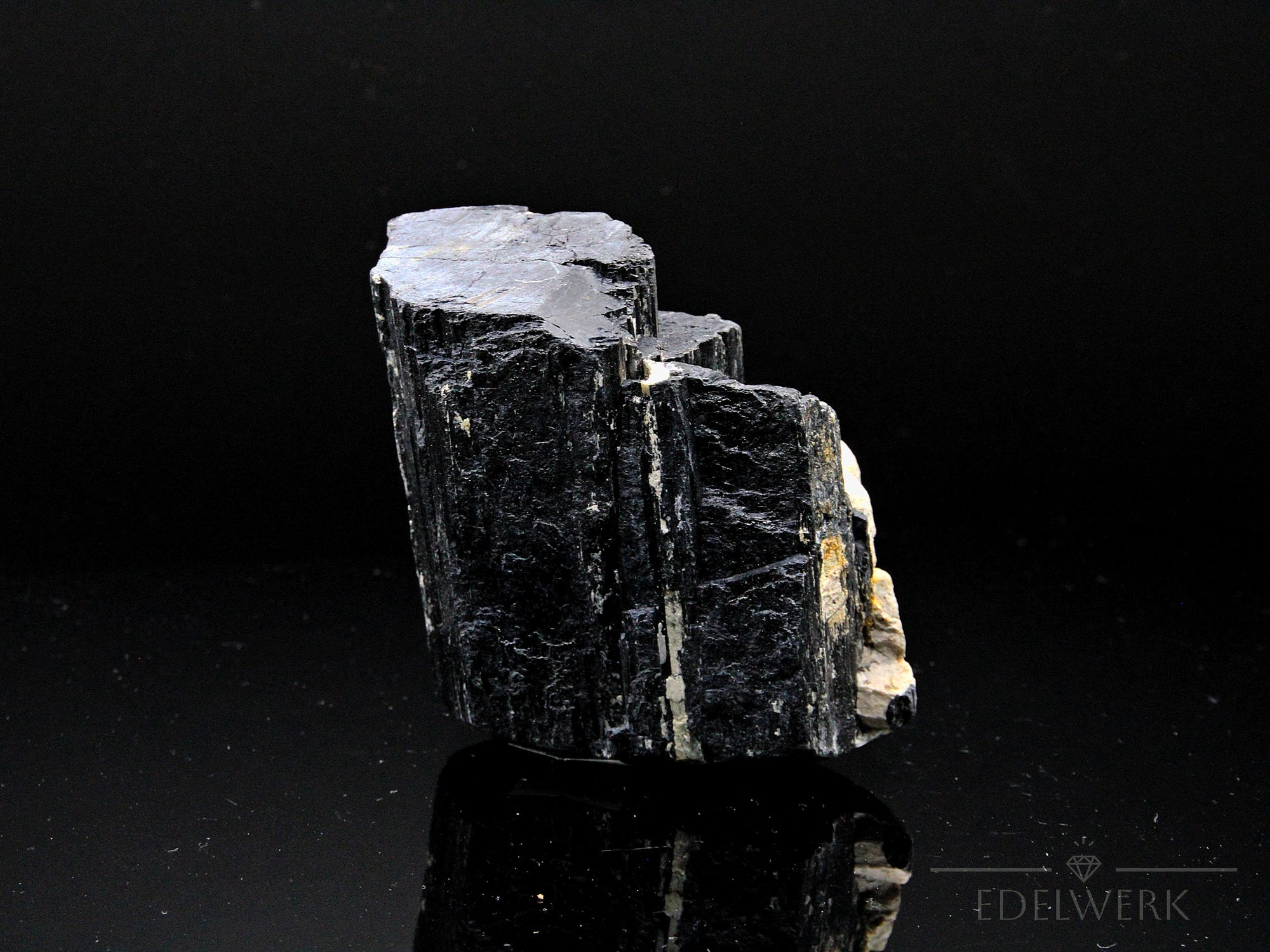 Schwarzer Turmalin – Unikat Nr. 1 – ca. 8.0cm – 860 g – Authentischer Naturstein