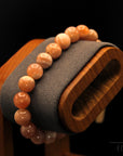Sonnenstein Armband – 8 mm Perlen – Spiritueller Schutz aus Perlen