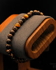 Tigerauge Armband – Nr. 5 – 6 mm Perlen – Trend-Accessoire mit natürlicher Note
