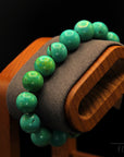 Türkis Armband – 10 mm Perlen – Elegantes Accessoire