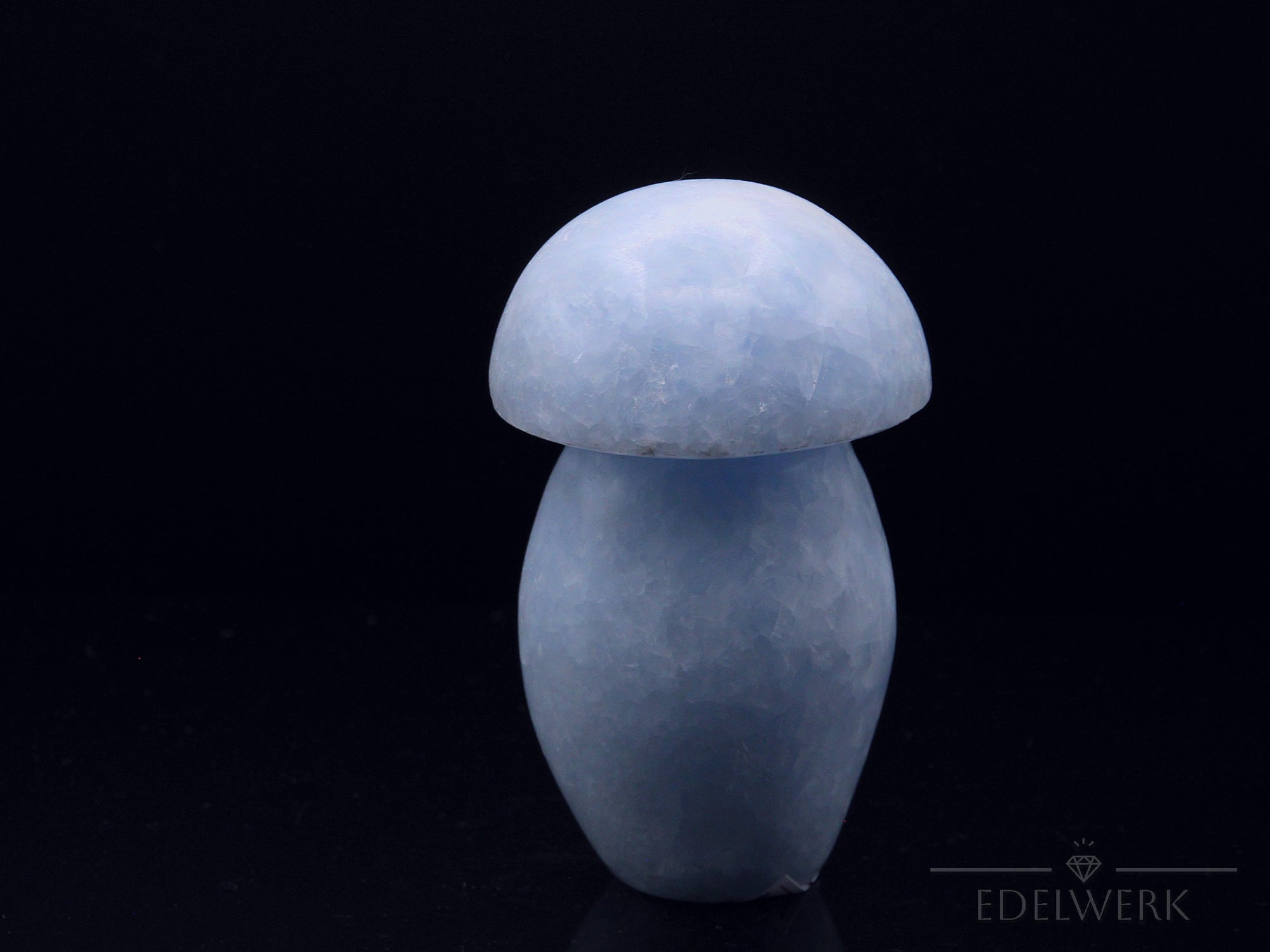 Natürlicher Blauer Calcit, fördert spirituelle Meditation, blaue Struktur.