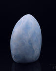 Blauer Calcit Heilstein, Heilstein für innere Klarheit, blaue Oberfläche.