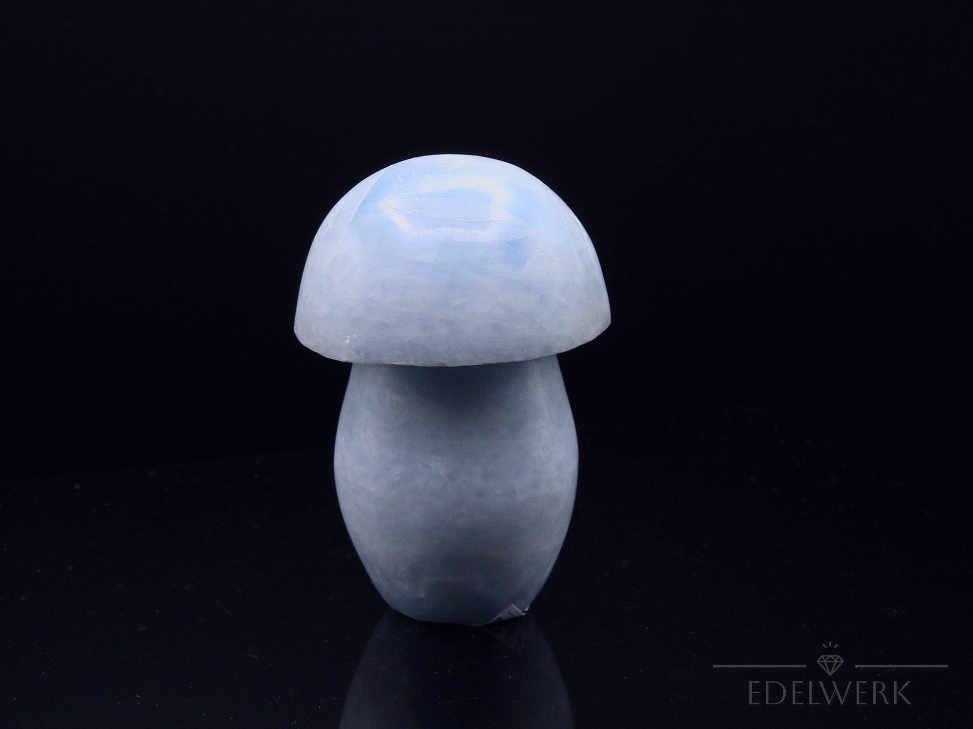 Natürlicher Blauer Calcit, Heilstein für spirituelle Kommunikation, blaue Form.