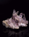 Strahlender Brandbergamethyst, Heilstein für innere Ruhe, violette Kristallstruktur.