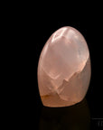 Strahlender Rosenquarz, Heilstein für innere Balance, rosa Oberfläche.