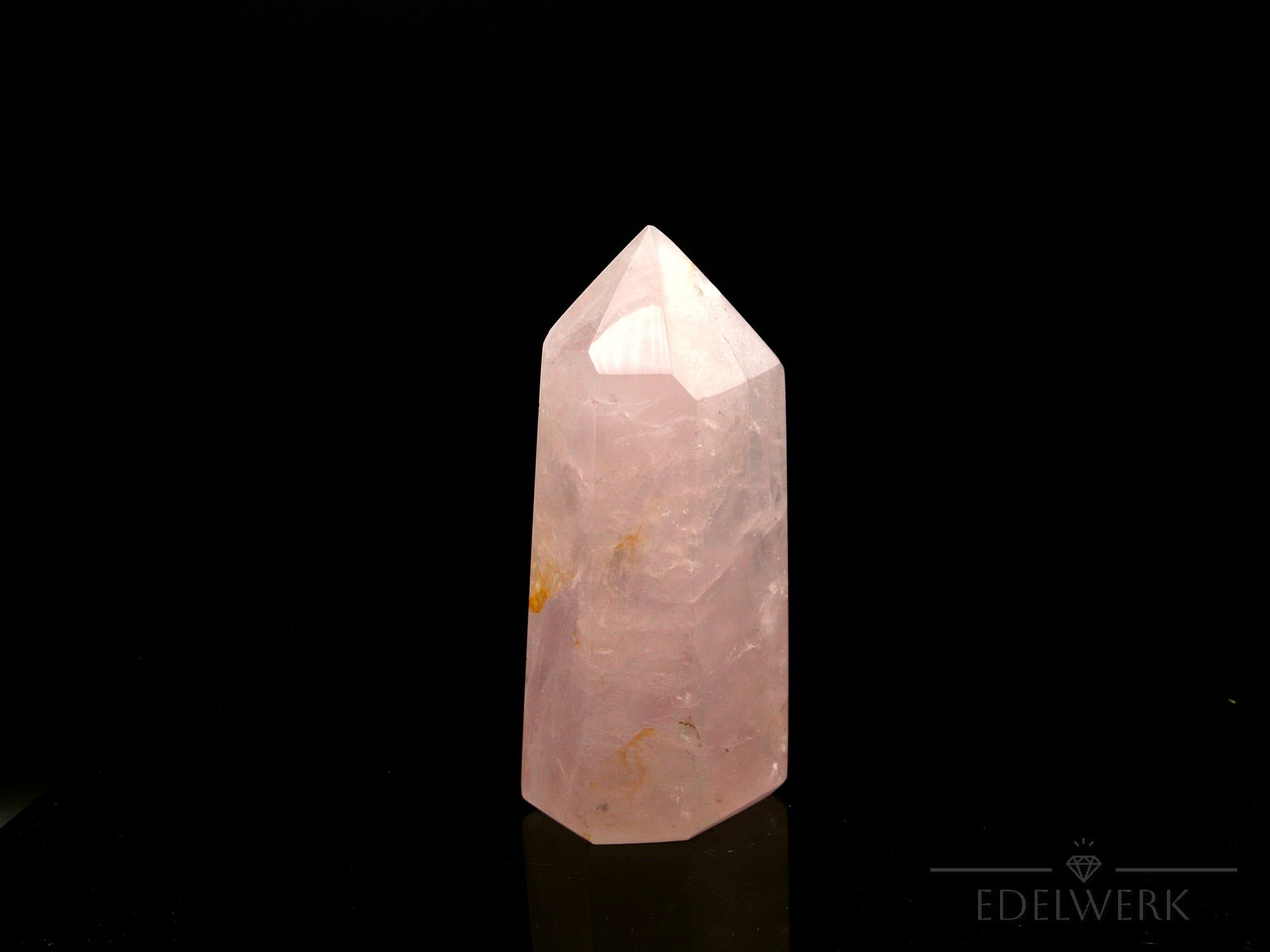 Natürlicher Rosenquarz, Heilstein für innere Liebe, rosa natürliche Kristalle.