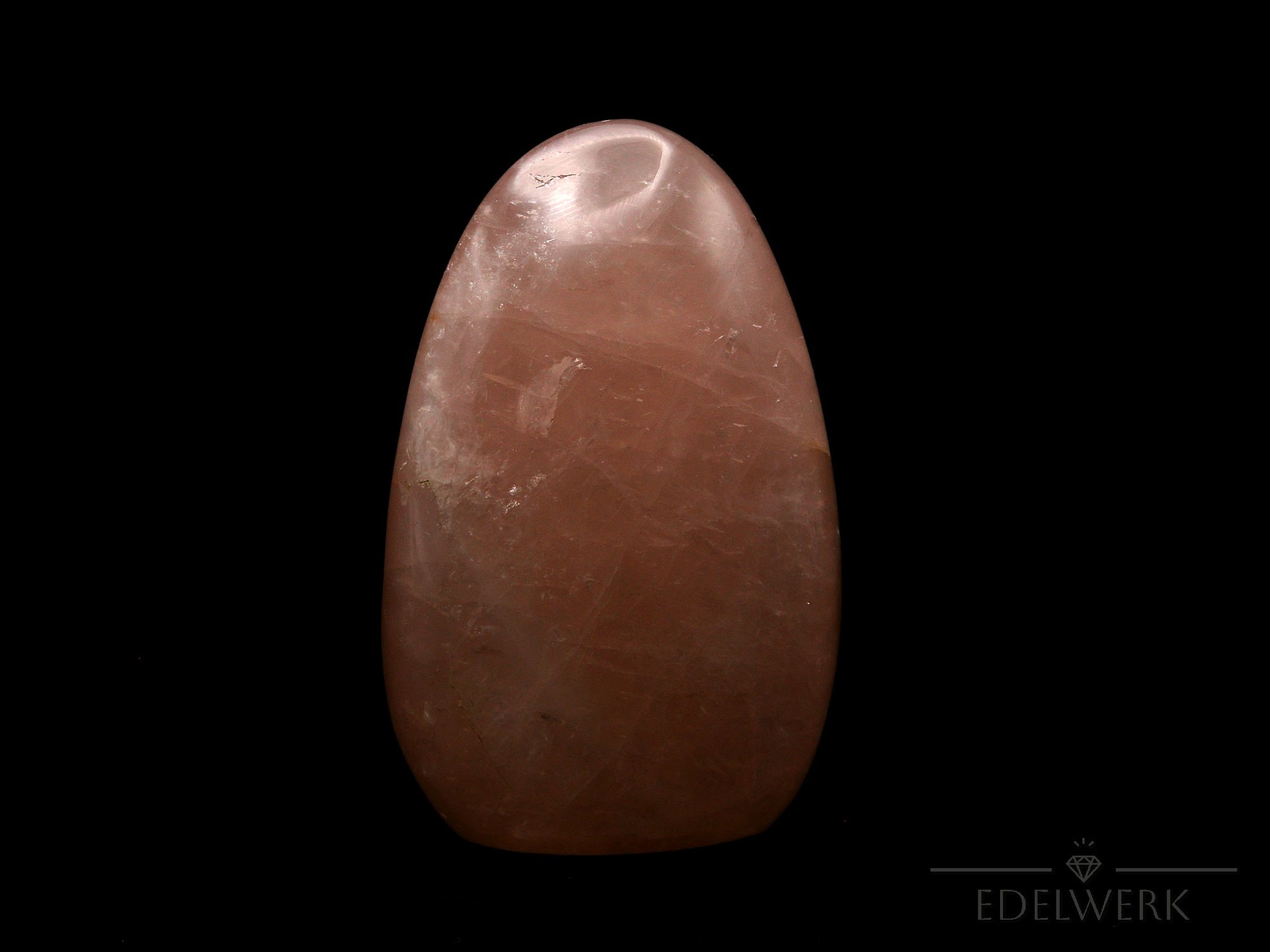 Natürlicher Rosenquarz, Heilstein für innere Balance, rosa natürliche Kristalle.