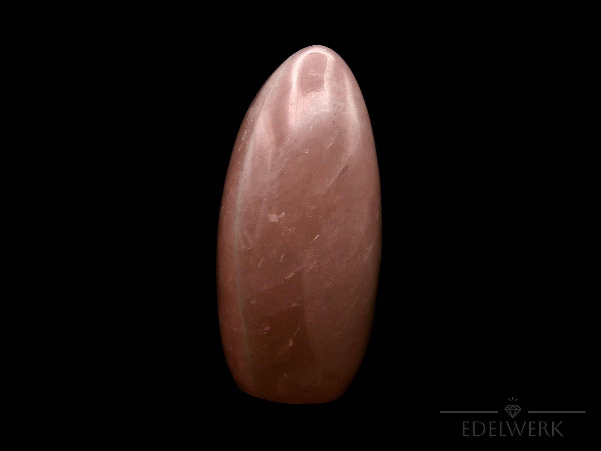 Natürlicher Rosenquarz, Heilstein für innere Liebe, rosa natürliche Kristalle.
