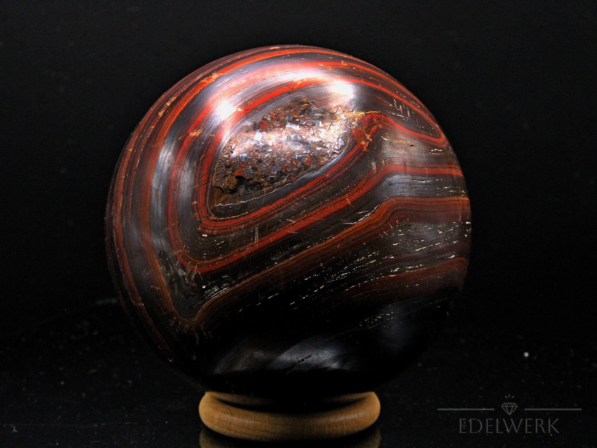 Tigeraugen Kugel Planet